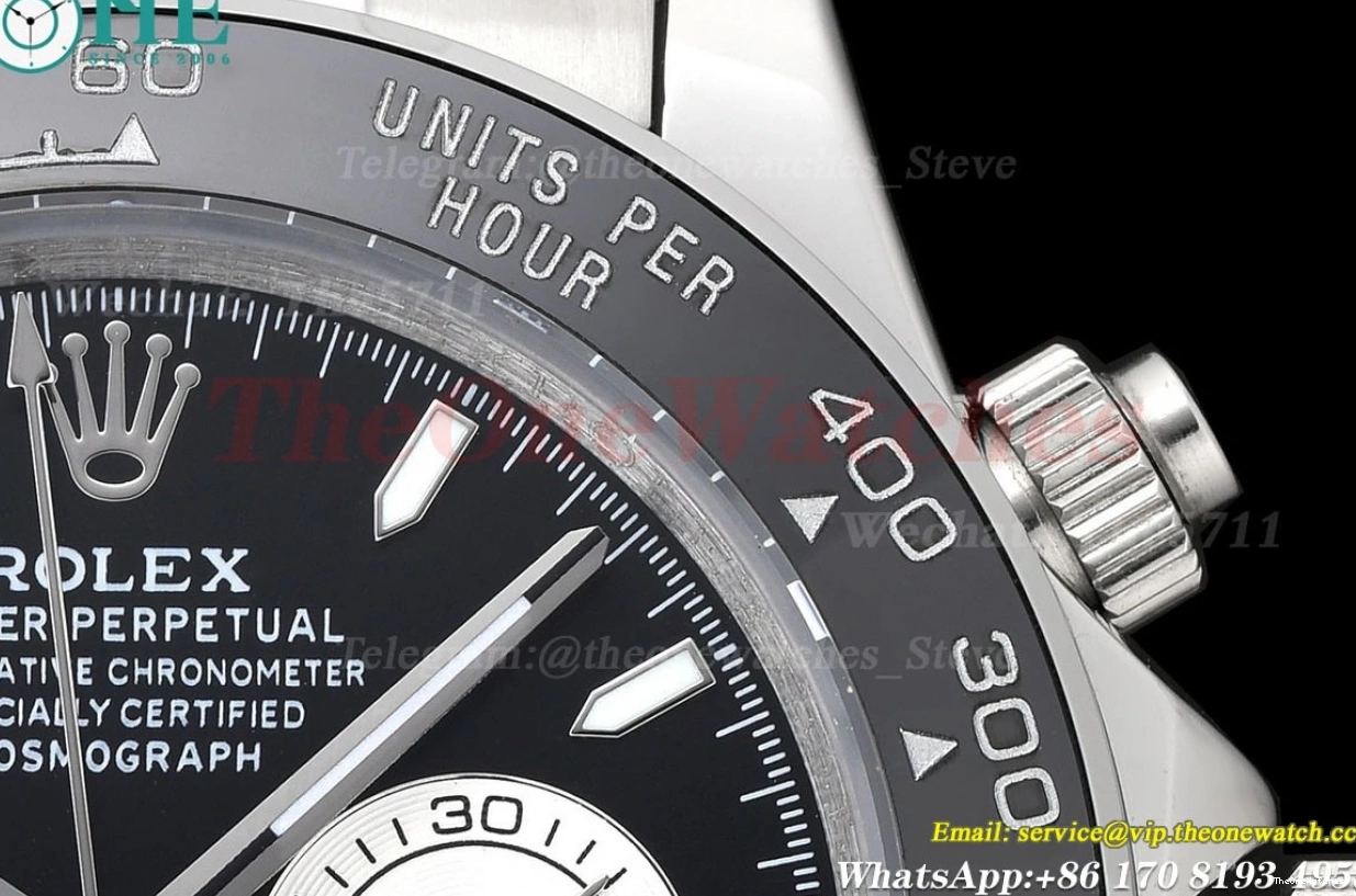 A3836 40mm White Black Daytona GDF SS SS 0225